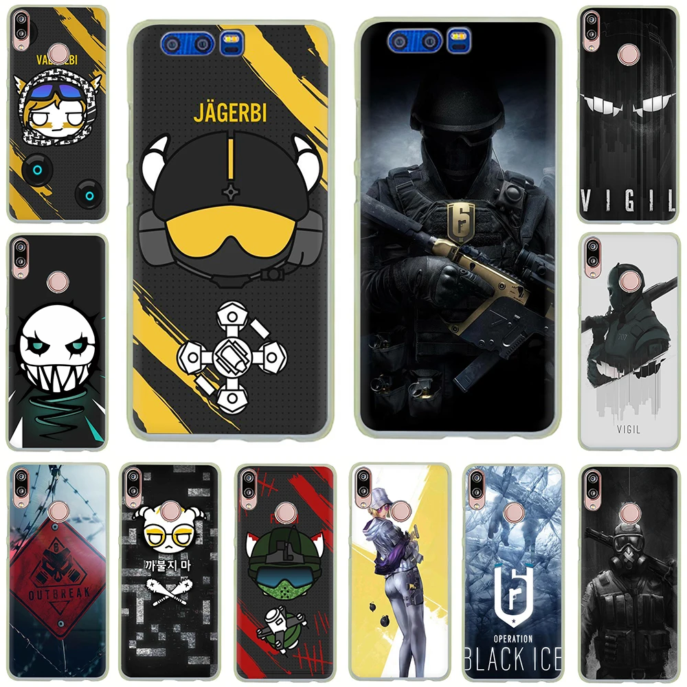 

Rainbow Six Siege Hard phone cover case for Huawei P8 9 P10 20 Lite P30 Pro Lite Smart 2018 2019