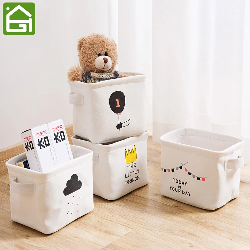 Маленькая корзина для хранения|bins for toys|storage baskets canvasstorage basket |
