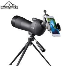 20-60x Зрительная труба с штативом для наблюдения за птицами зум телескоп охотничий Монокуляр водонепроницаемый азотный телефон адаптер MAXLAPTER