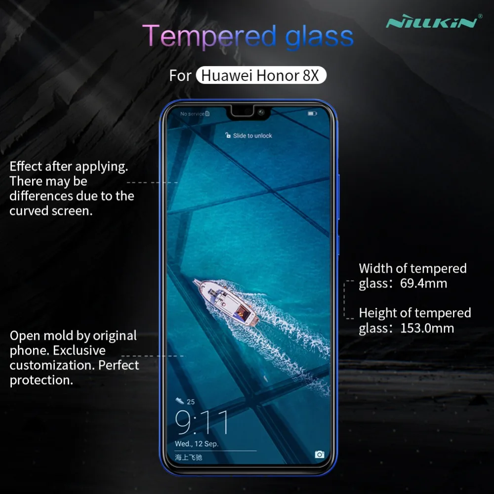 Закаленное стекло Nillkin для Huawei Honor 9X Pro 8X протектор экрана H + 0 2 мм 9H твердое Nilkin