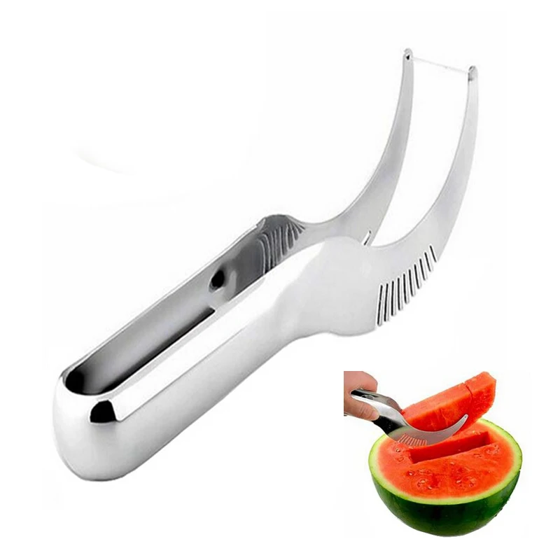 

Stainless Steel Kitchen Accessories Fruit Tool Watermelon Melon Slicer Fruit Cutter Knife Fruit Divider Gadget Cooking Tools