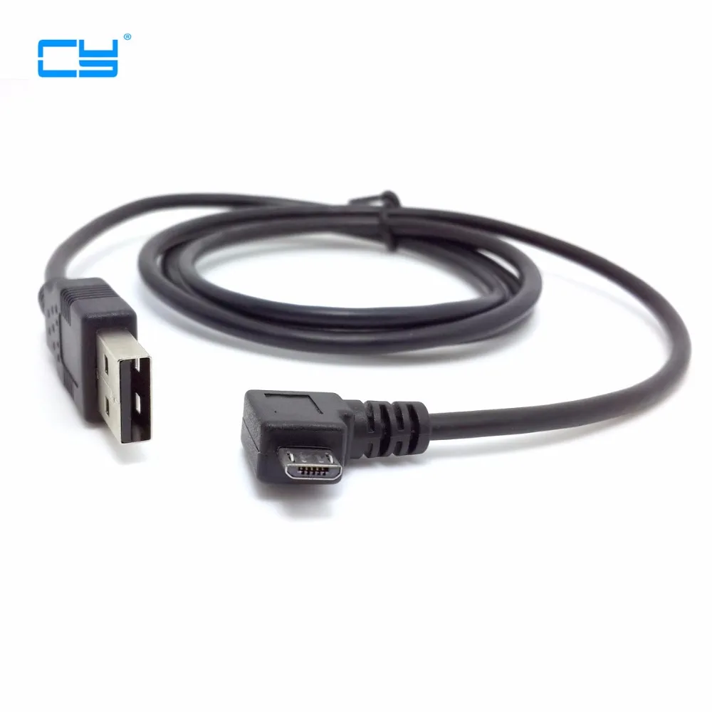 1m/3ft Left & right angled Micro USB 90 degree Male to Data Charge Cable for Samung Moto HTC Samsung date | Компьютеры и офис