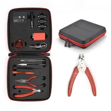 Coil Master DIY Kit E-Cigarette DIY Tool Kit E-Cig Accessories Tool All-in-one Vape Device Rebuild RDA RDTA RTA Tank Atomizer vaporizer vg v5 xl rta atomizer electronic cigarette rebuildable tank for 510 vape mod kit e cigarettes ecig high quality