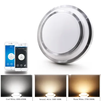 

JIAWEN 24W Wifi LED Ceiling Light Cool white+ Natural white+Warm white Smart LED Lamp AC100 - 240V