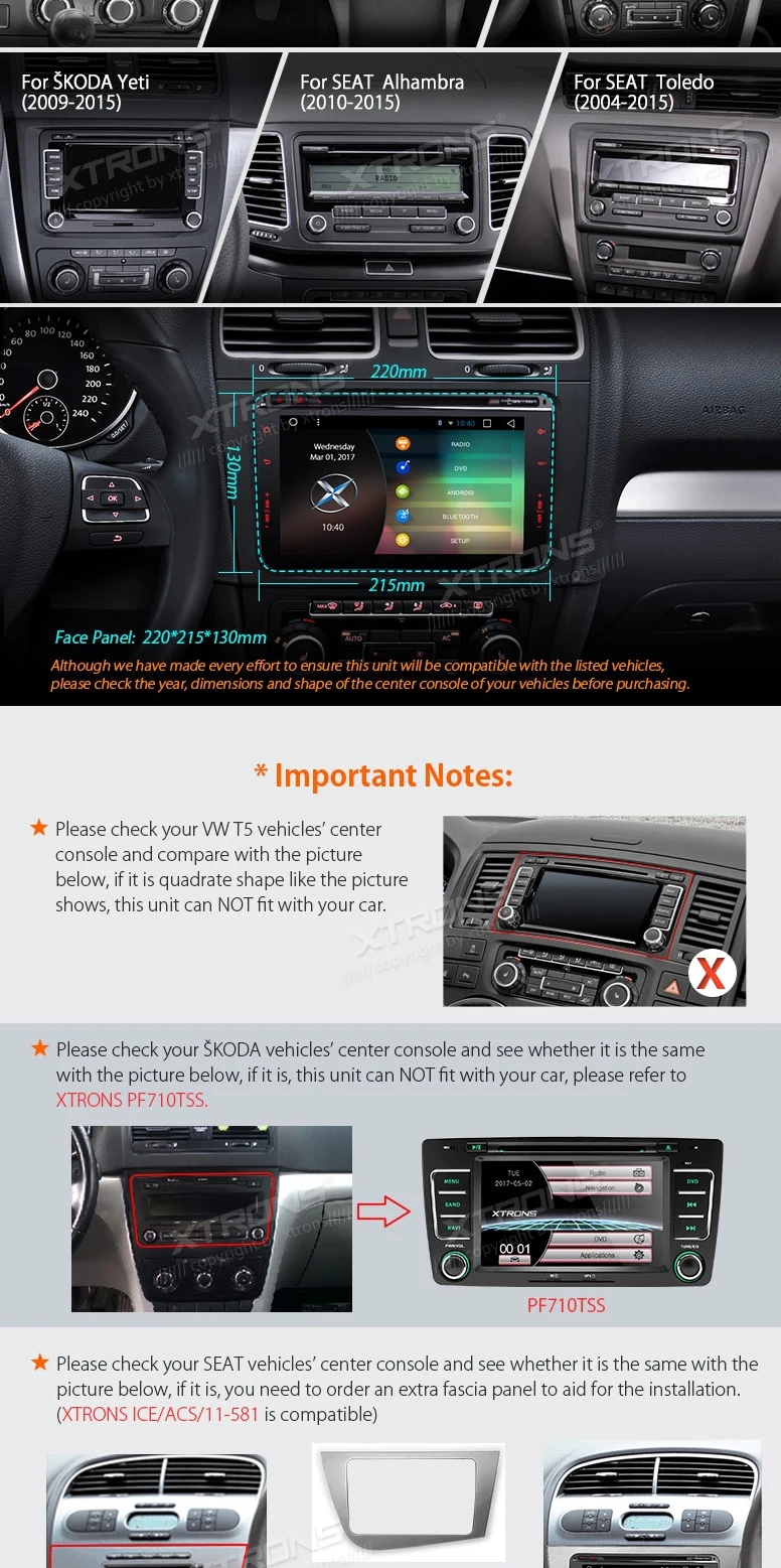 Cheap 8" Touch Panel Design Android 6.0 OS Special Car DVD for Seat Altea 2004-2015 & Seat Leon 2005-2013 & Seat Alhambra 2010-2016 2