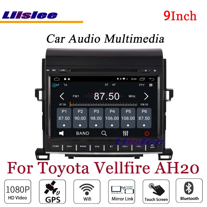 Discount Liislee Android For Toyota Vellfire 2008~2015 Stereo Radio DVD Carplay Wifi GPS MAP Navigation System Original NAVI Design 2