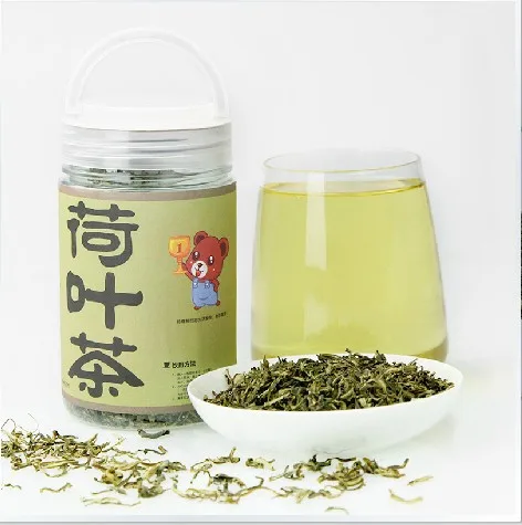 Natural lotus loose leaf tea super secret recipe gift can 45g fresh authentic Sugar-free weight-loss herbal |