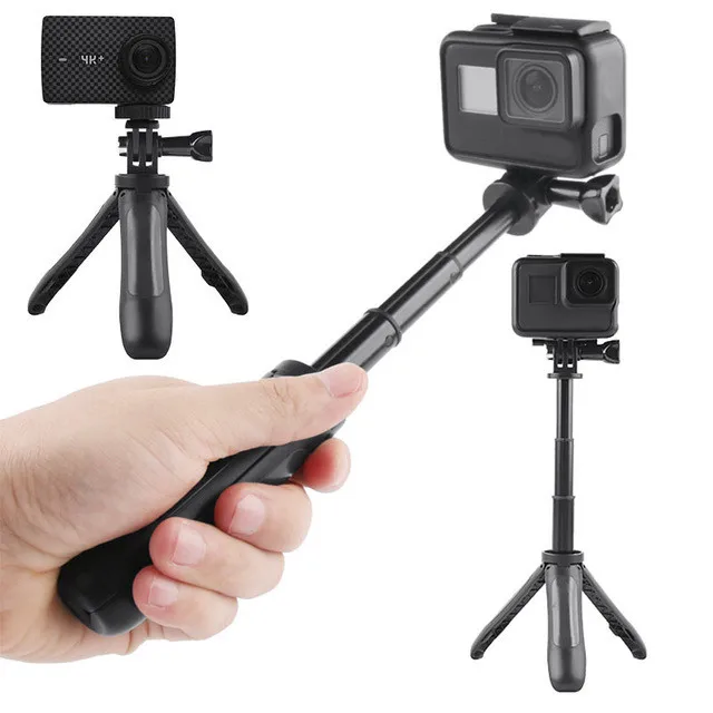 

Pocket Mini Selfie Stick Extendable Handheld Tripod fixed For GoPro Hero 7/6/5/4 Xiaomi Yi 4K EKEN SJCAM Action camera Accessory