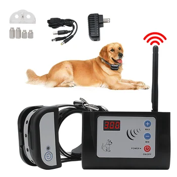 

Wireless Electric Pet Dog Fence Waterproof Rechargeable Dog Training Collar Receiver TPU Reflective Strap Pet Containment System