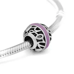 DIY Подходит для Pandora Charms браслеты градусы любви бусины с смешанной эмалью 925 пробы 100%-серебро-ювелирные изделия Бесплатная доставка