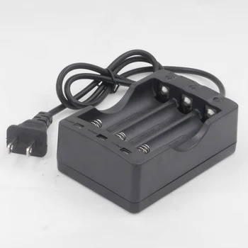 

Portable Travel Wired AC 100V 220V Three 18650 Battery Charger For 18650 3.7V Rechargeable Li-Ion Battery AM US Plug