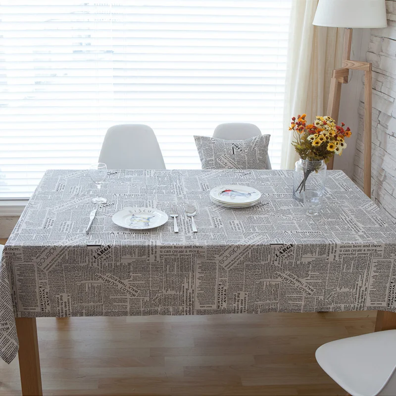 أوروبا قماش طاولة كتان مستطيل الإبداعية صحيفة إلكتروني الطباعة المناديل سماط غرفة المعيشة المنزلي الديكور الجدول غطاء أوروبا قماش طاولة كتان مستطيل الإبداعية صحيفة إلكتروني الطباعة المناديل سماط غرفة المعيشة المنزلي الديكور الجدول غطاء