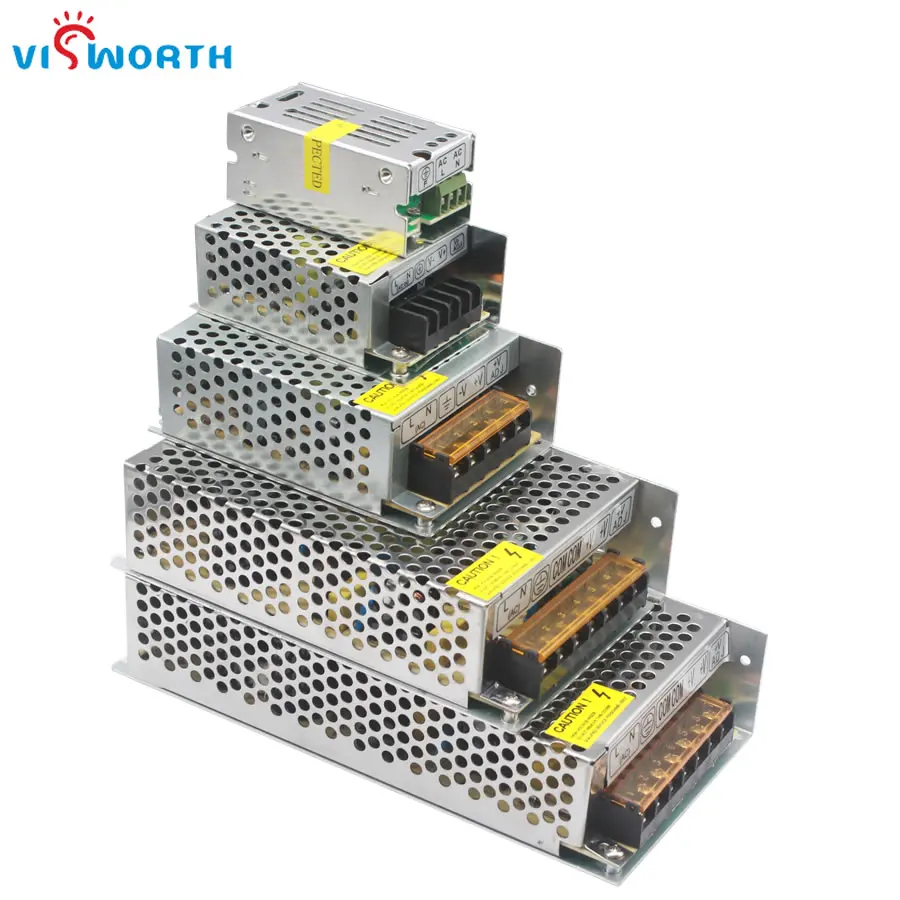 [VisWorth] DC12V светильник ing трансформаторы 2A 10A 15A светодиодный адаптер питания для светодиодной ленты светильник питания 15 Вт 24 Вт 40 Вт 120 Вт 180 Вт