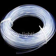 Боковое светящееся Оптическое волокно прочный боковой оптоволоконный свет волоконный кабель линия 6 мм x 30 м для украшения дома праздничное освещение офиса