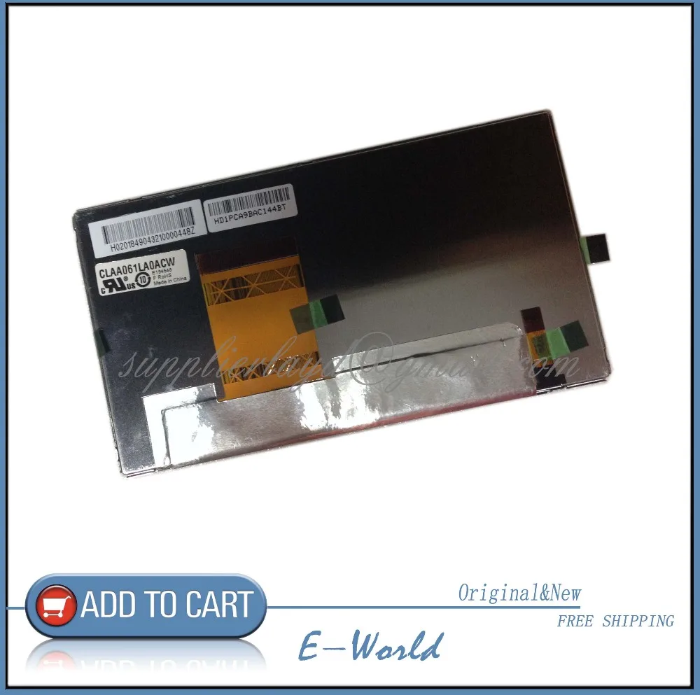 CLAA061LA0ACW 6 1 inch 800 480 LCD Screen for font b Car b font font b