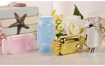 

Cute Candy Shape Plastic Sweet Gift Box Baby Shower Chocolate Bean Container Case Christmas Halloween Gifts