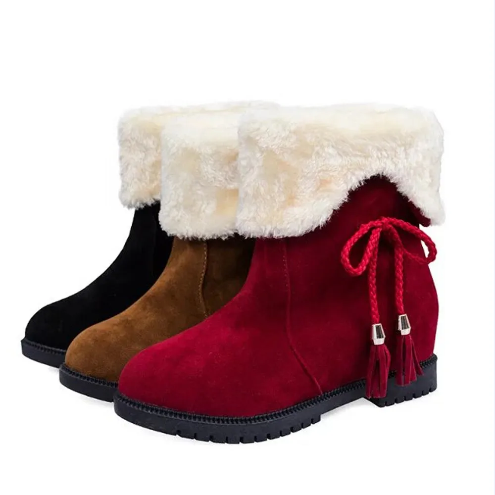 boots women 2019 New Ankle Boots Women Shoes Heels Winter Boots Fashion Shoes Woman Casual  Mujer Female Ankle Boots