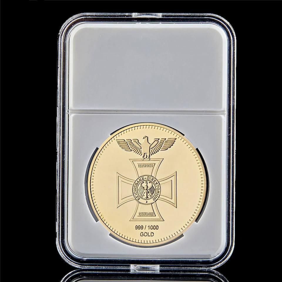 5 шт. 1872 немецкий Дойче рейчсбанк золото 999/1000 Liberty Eagle евро Памятная коллекция