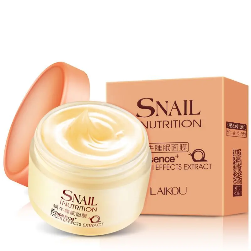 

Snail Whitening Firm Facial Mask Cream Face Care Fade Dark Spots Treatment Skin Care Face MASK Anti Wrinkle Aging Moisturizing
