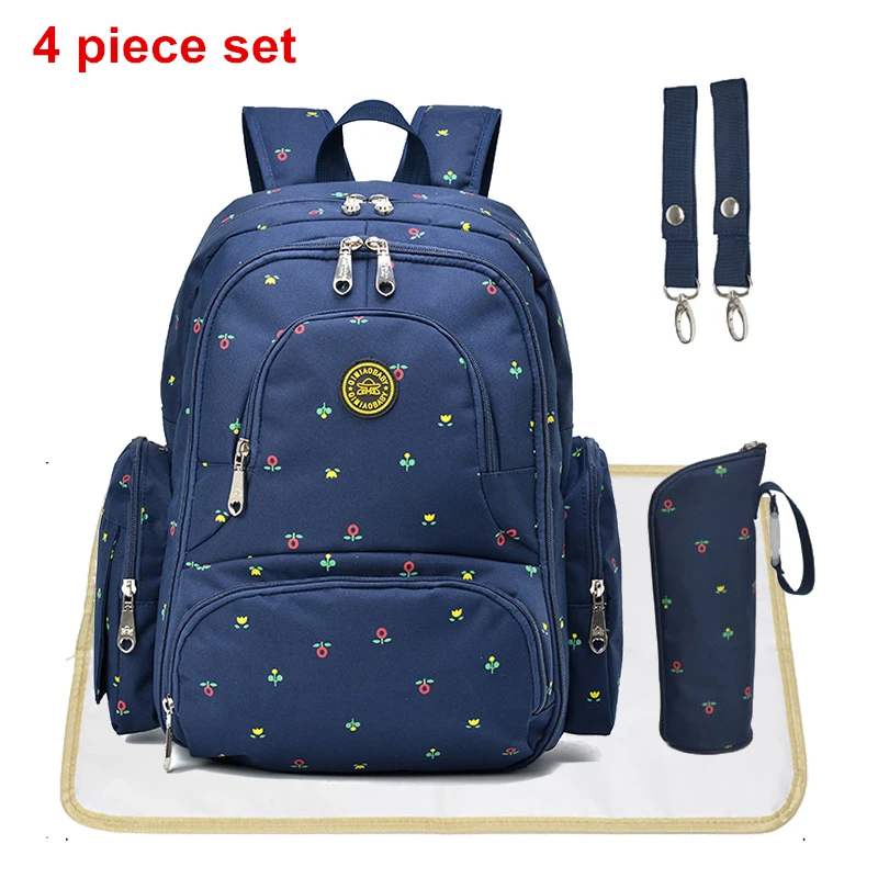 Fashion Mummy Diaper Bag Large Capacity Maternity Backpack Waterproof Travel Baby Stroller Bag For Mom Multifunctional Nappy Bag (1)