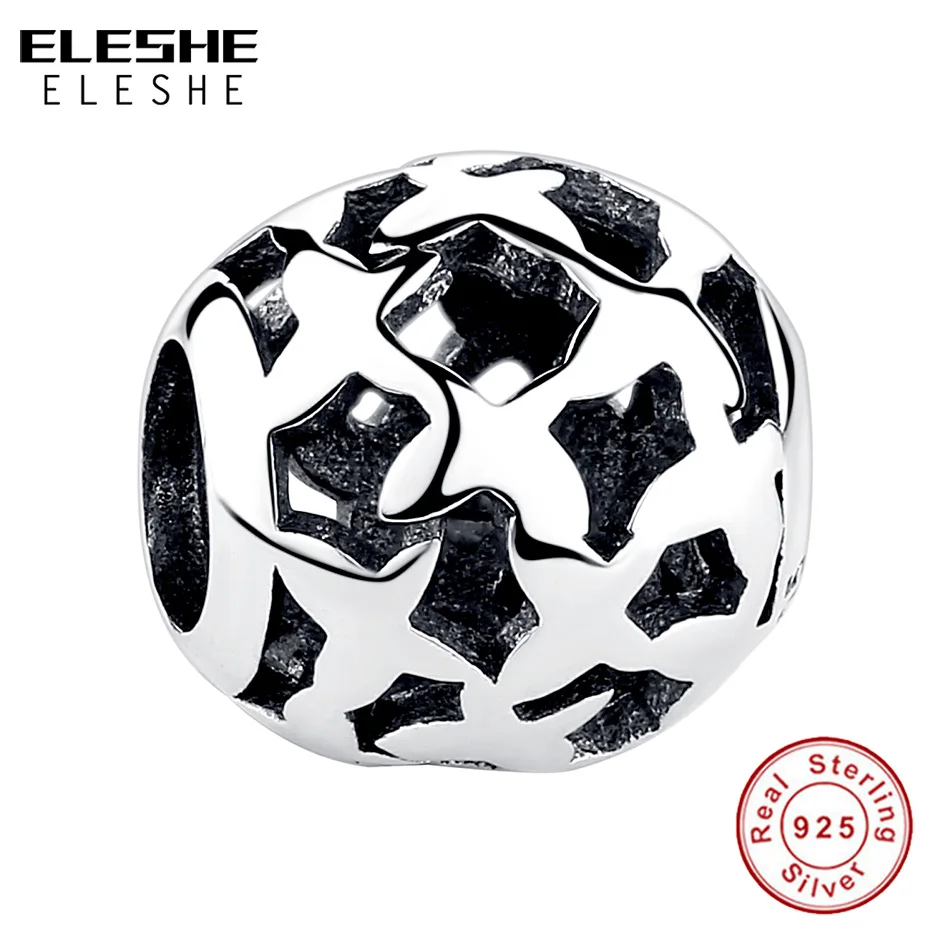 ELESHE Fit Original Charms Bracelet DIY Jewelry Butterfly Family Tree Heart Openwork Charm 925 Sterling Silver Beads
