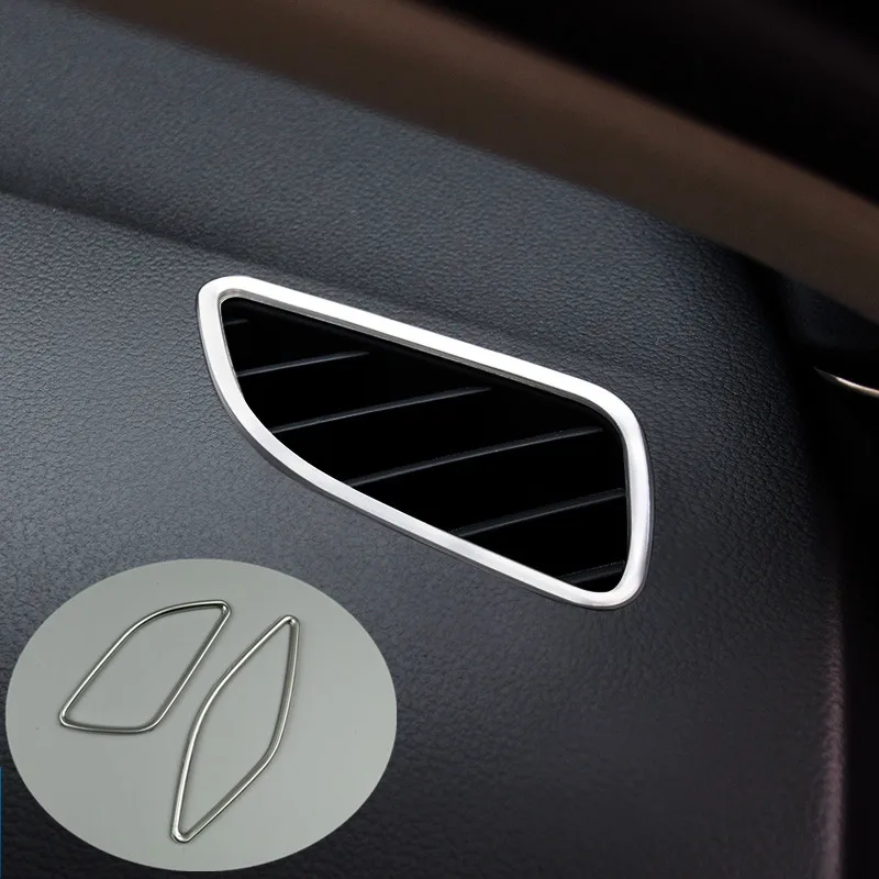 Автомобильная консоль навигационная Панель Воздушный чехол накладка из углеродного волокна наклейка зубчатые ленты для Audi A6 C7 A7 2012- аксессуары для интерьера - Название цвета: air silver