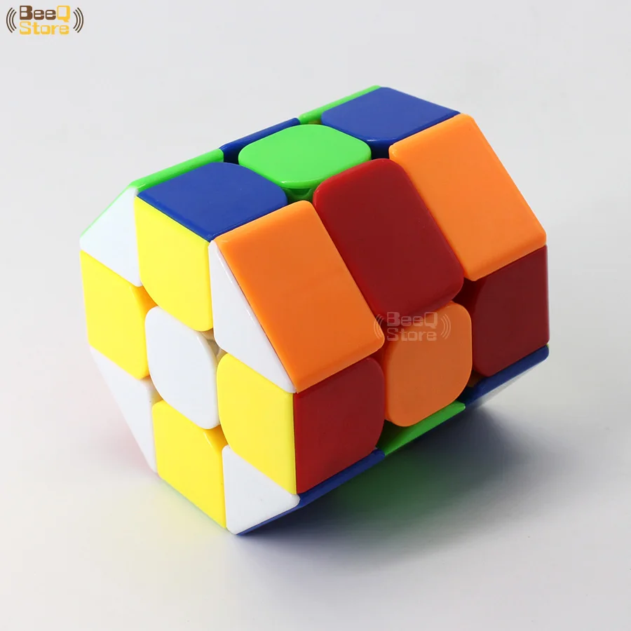 Octagon цилиндр Magic Cube Stickerless Твист Головоломка Куб 3x3 странно форма Cubo Magico образование игрушки для детей
