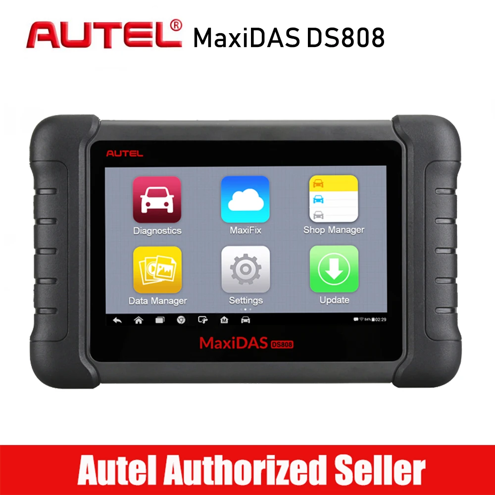 

Autel MaxiDAS DS808 All System Car Diagnostic Tool Automotive Code Reader Scanner Oil Reset TPMS SAS EPB DPF PK Maxicom MK808