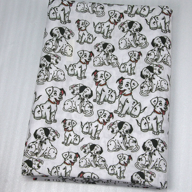 

50*147cm cartoon dogs series fabric patchwork cotton fabric for Tissue Kids Bedding textile,Tilda Doll Cloth,44019
