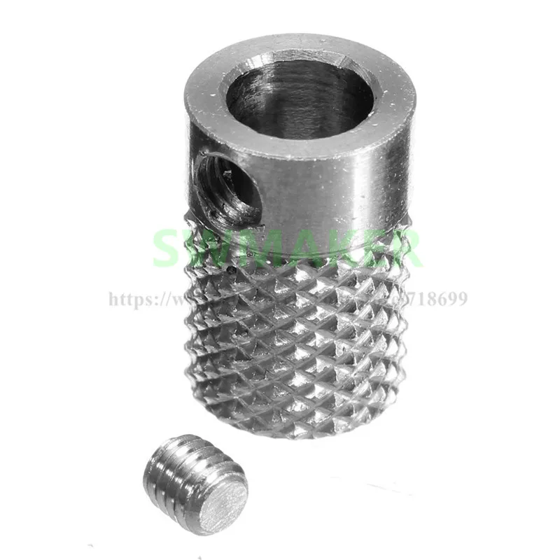 

SWMAKER Ultimaker 2 Feeder Knurled Wheel Extruder Drive Gear Stainless Steel For DIY 3D printer part