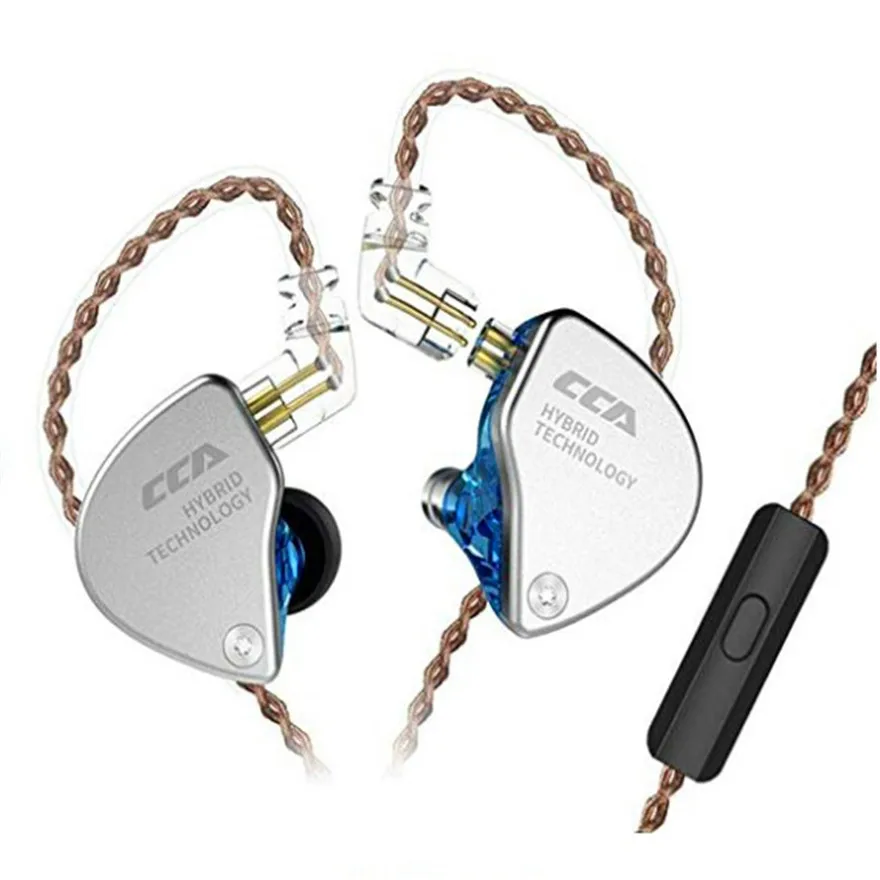 

Stereo Wired Earphone In-Ear Headset Hybrid Professional Headphone Monitor With Microphone Listen With Wire Hifi Earplug