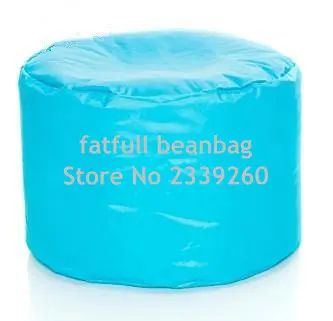 COVER ONLY NO FILLER-Red bean bag footstool, tea port beanbag cushion
