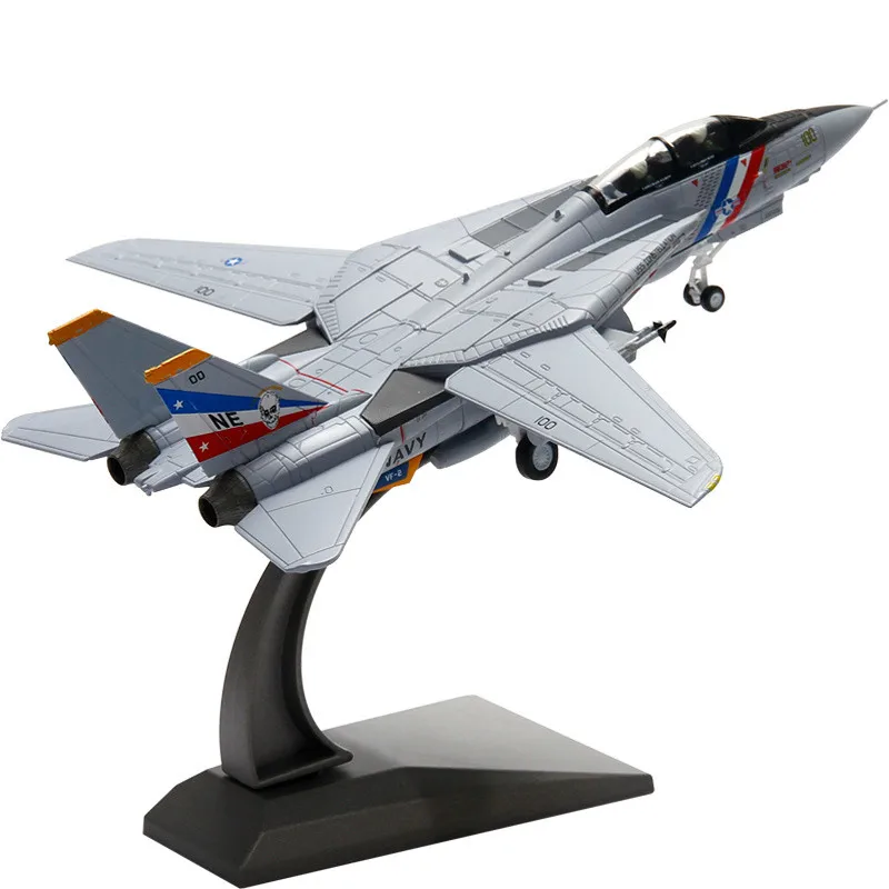 19*19*12 см F14 Tomcat с трёхмерными чертёжами Литой Сплав моделирования истребитель