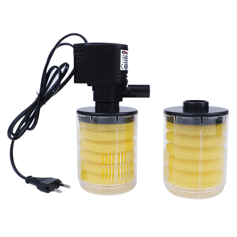 

12W Aquarium Filter Air Increase Submersible Water Internal Filter Pump For Aquarium Fish Tank high quality