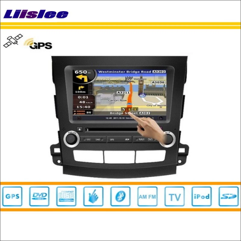 Flash Deal Liislee Car Android Multimedia For Citroen C-Crosser 2007~2012 Radio DVD Player GPS Nav Map Navigation Audio Video Stereo System 1