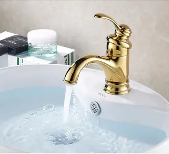 

Brass Deck mounted washbasin mixer under counter washbasin tap High style Cold/hot water faucet 129-6636K