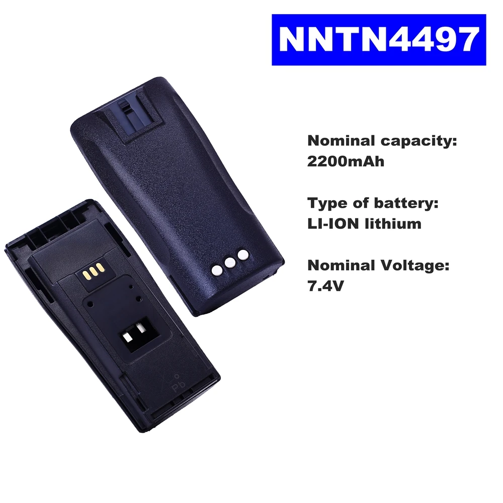 7,4 V 2200 mAh Li-Ion радио Батарея NNTN4497 для гарнитура Motorola CP140/040/380 EP150/450 DP1400/3688 GP3688Two способ радио