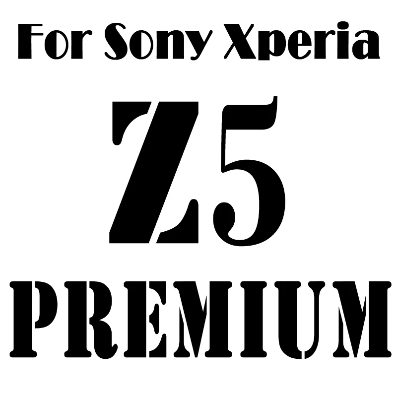 Переднее и заднее закаленное стекло для sony Xperia Z Z1 Z2 Z3 Z4 Z5 M4 M5 Compact Mini Plus Защитная пленка для экрана - Цвет: Z5 Premium