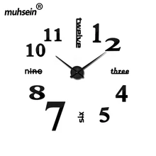Muhsein 2017 New Fashion Big Size font b Wall b font font b Clock b font