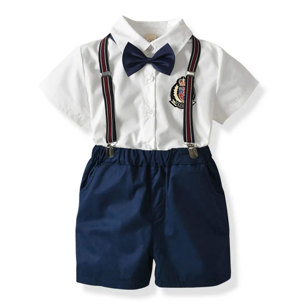 Toddler Boys Clothing Set Summer Baby Suit Shorts Shirt 1 2 3 4 Year