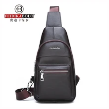 FEIDIKABOLO Натуральная кожа Мужская нагрудная сумка модная высококачественная повседневная Дорожная сумка на плечо мужские сумки почтальона для отдыха
