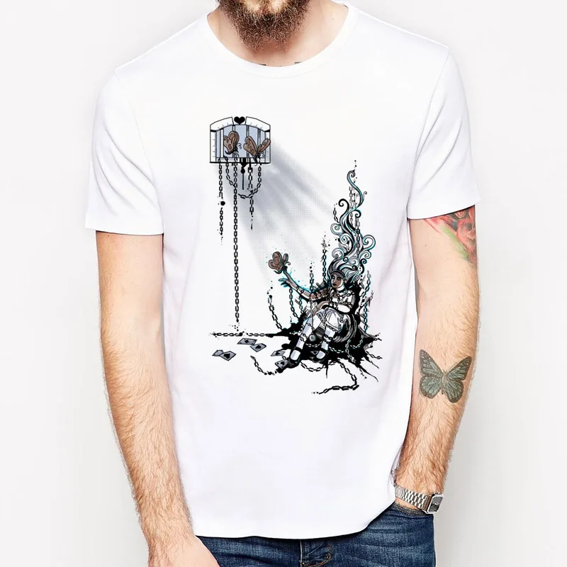 

Alice in Chains t-shirt men 2017 new Summer Fashion Design T Shirt Men's Cool High Quality Tops Tees