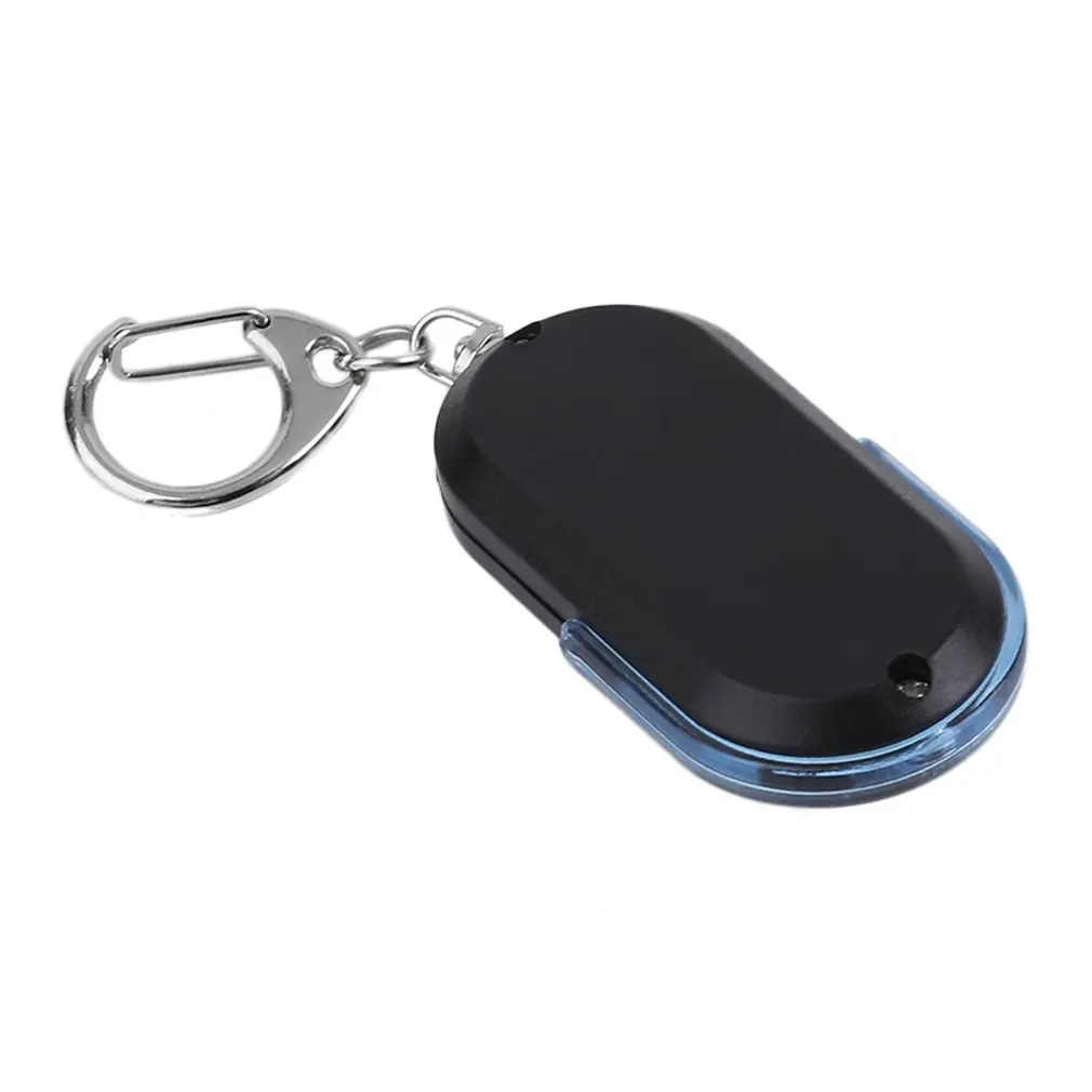 Портативный антиутерянный брелок для поиска ключей для пожилых людей, беспроводной полезный звуковой свисток, светодиодный светильник, брелок для поиска ключей