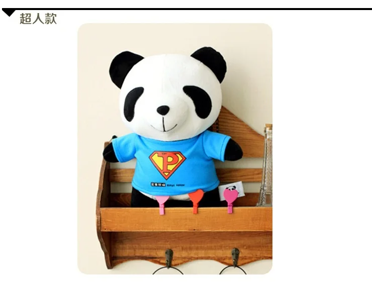 50 см Супермен Panda плюша Игрушечные лошадки животного Форма Подушки Детские Игрушки для маленьких детей ребенок Игрушечные лошадки