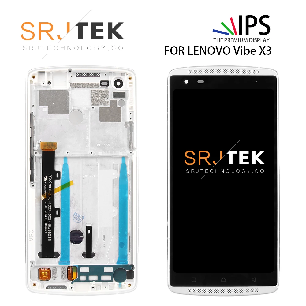 

SRJTEK For Lenovo Vibe X3 LCD Screen Touch For Lenovo x3a40 Display Digitizer Lemon X X3C50 X3C70 X3A40 Assembly Replacement