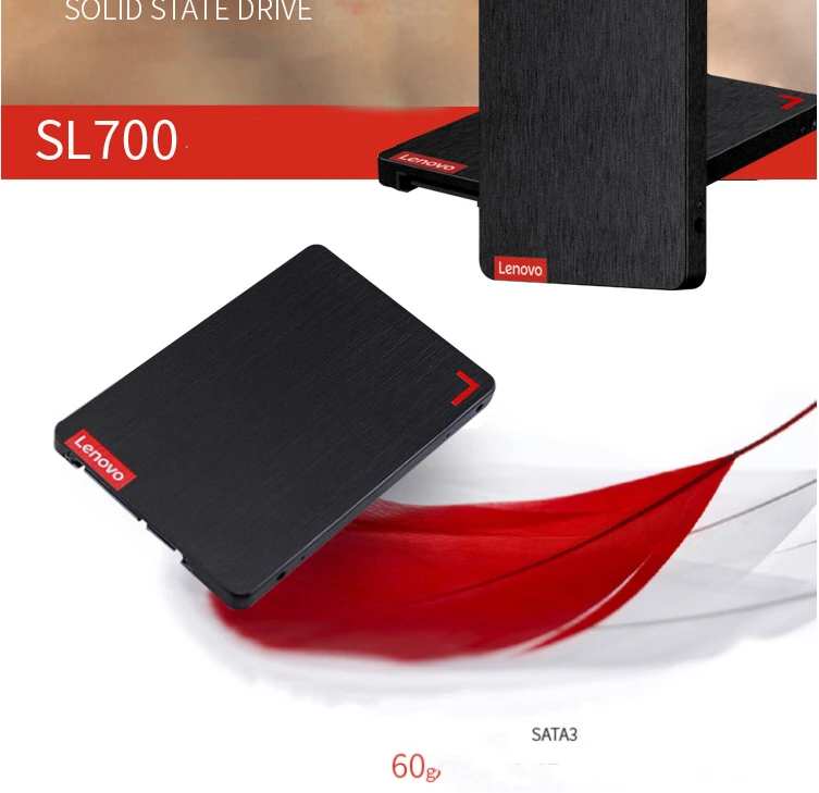 lenovo SSD SL700 Внутренний твердотельный диск 120GB 240GB Flash Shark жесткий диск SATA3(6 Гбит/с) для ноутбуков настольных ПК