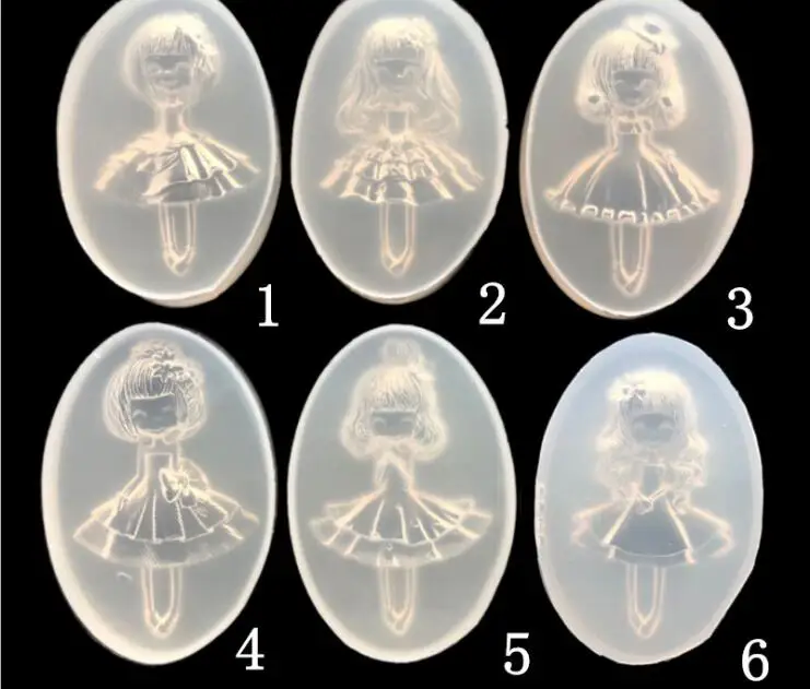 

Angle Ballet Dancer girl European Necklace pendant Silicone Mold Resin Silicone Mould Jewelry Making epoxy resin molds