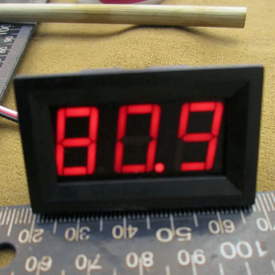 50 шт. светодиодный мини вольтметр 48 х29х21 мм|panel meter|voltage panel metermini digital voltmeter |