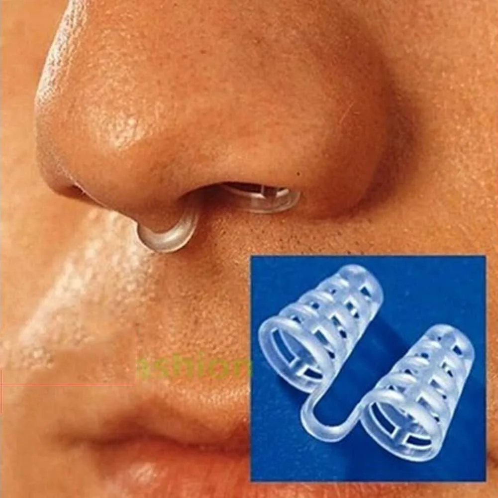 

Healthy Sleeping Aid Equipment Magnetic Anti Apnea Nose Clip Mini Transparent Device hot 25*20mm New