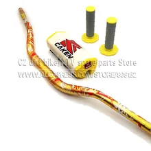 Руль с наколенниками рукоятки Мотоцикл Бар 1-1/" для грязи велосипед ямы мотокросса скутера 28,5 мм зажимы 810 мм длина